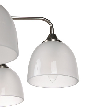 Люстра N6524/5 SL  5*40W E14 220V (d-570; h-400)  VERNER LIGHTING *1