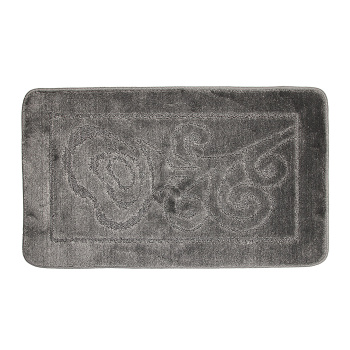 Коврик д/ванной Bombini "Classic" (60см х 100см) Серый CLC 02 *1/40