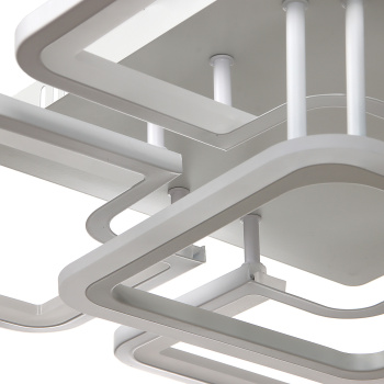 Люстра YH1254/5 WT LED 5*13W LED 3000-6500К (l-510; w-510; h-140) пульт VERNER LIGHTING *1