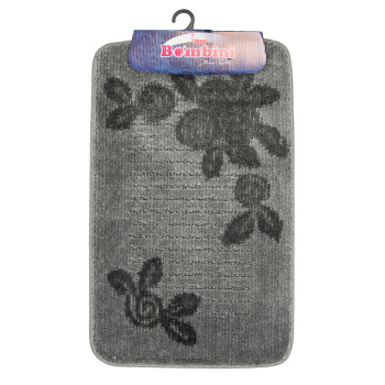 Коврик д/ванной Bombini "Classic" (50см х 80см) Антрацит CLC 201811 *1/40