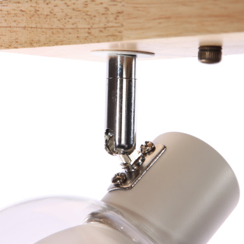 Светильник настенный (спот) N5105/2 WT+WOOD Е27 1*40Вт ( l=420;w=100;h=170) VERNER LIGHTING *1