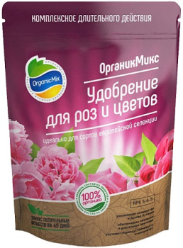 Удобрение для роз и цветов Organic Mix, 850 гр
