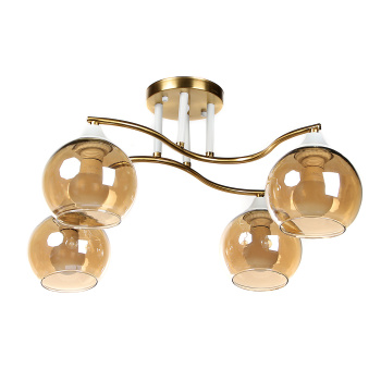 Люстра K2209/4 CO+WT 4*40W E27 220V (l-580; w-500; h-250)  VERNER LIGHTING *1